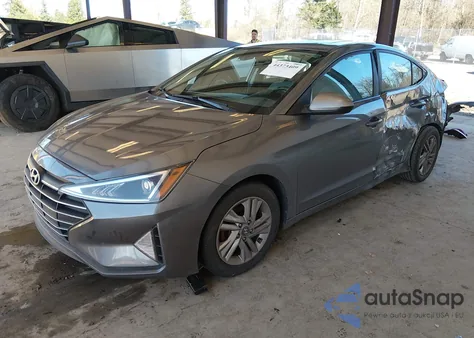 2019 Hyundai Elantra Value Edition из США, поврежденный, VIN KMHD84LF2KU823909